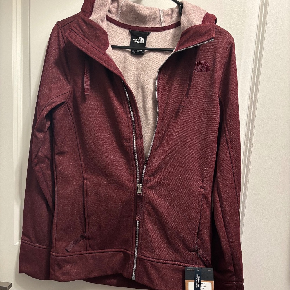 North Face zip up athletic hoodie